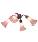 Pink Four Light Fan Light (261502)