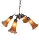 Amber Four Light Fan Light (261503)