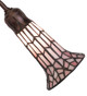 Stained Glass Pond Lily Four Light Fan Light (261517)