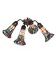 Stained Glass Pond Lily Four Light Fan Light (261521)