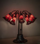 Stained Glass Pond Lily Ten Light Table Lamp (261673)