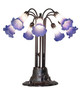Meyda Tiffany - 261674 - Ten Light Table Lamp - Blue/White - Mahogany Bronze