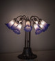 Blue/White Ten Light Table Lamp (261674)