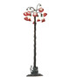 Pink/White 12 Light Floor Lamp (262109)