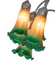 Amber/Green 12 Light Floor Lamp (262111)