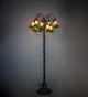 Amber/Green 12 Light Floor Lamp (262111)