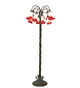 Meyda Tiffany - 262113 - 12 Light Floor Lamp - Pink/White - Bronze