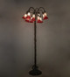 Pink/White 12 Light Floor Lamp (262113)