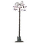 Gray 12 Light Floor Lamp (262121)