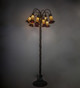 Stained Glass Pond Lily 12 Light Floor Lamp (262123)