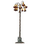 Stained Glass Pond Lily 12 Light Floor Lamp (262123)
