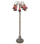 Stained Glass Pond Lily 12 Light Floor Lamp (262129)