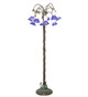 Meyda Tiffany - 262131 - 12 Light Floor Lamp - Blue/White - Bronze