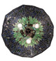 Tiffany Hanginghead Dragonfly Three Light Pendant (26214)