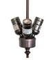 Mahogany Bronze Three Light Pendant Hardware (262187)