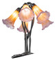 Amber/Purple Five Light Table Lamp (262222)