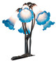 Blue/Pink Five Light Table Lamp (262223)
