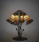 Stained Glass Pond Lily Five Light Table Lamp (262227)