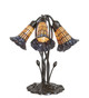 Stained Glass Pond Lily Five Light Table Lamp (262229)