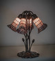 Stained Glass Pond Lily Five Light Table Lamp (262231)