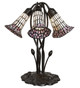 Stained Glass Pond Lily Five Light Table Lamp (262232)