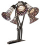 Stained Glass Pond Lily Five Light Table Lamp (262232)