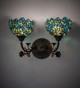 Nightfall Wisteria Two Light Wall Sconce (262689)