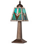 Meyda Tiffany - 262777 - One Light Mini Lamp - Valencia Mission - Mahogany Bronze