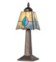 Meyda Tiffany - 262781 - One Light Mini Lamp - Mackintosh Leaf - Mahogany Bronze
