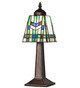 Meyda Tiffany - 262810 - One Light Mini Lamp - Prairie Wheat - Mahogany Bronze