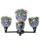 Tiffany Flowering Lotus Four Light Chandelier (262834)