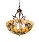 Tiffany Pansy Three Light Pendant (263189)