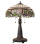 Meyda Tiffany - 263212 - Two Light Table Lamp - Handel Grapevine - Mahogany Bronze