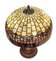 Tiffany Candice Two Light Table Lamp (26322)