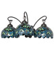 Nightfall Wisteria Three Light Wall Sconce (263236)