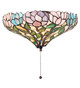 Meyda Tiffany - 263352 - Three Light Fan Light Fixture - Wisteria - Mahogany Bronze