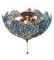 Tiffany Wisteria Three Light Fan Light Fixture (263354)
