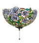 Meyda Tiffany - 263930 - Three Light Wall Sconce - Rose Garden - Mahogany Bronze