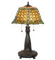 Duffner & Kimberly Shell & Diamond Two Light Table Lamp (264839)