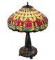 Colonial Tulip Three Light Table Lamp (265016)