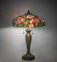 Tiffany Peony Two Light Table Lamp (265061)