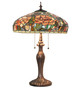 Meyda Tiffany - 265068 - Two Light Table Lamp - Tiffany Peony - Mahogany Bronze