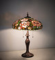 Tiffany Peony Two Light Table Lamp (265068)