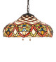 Meyda Tiffany - 265146 - Three Light Pendant - Franco - Mahogany Bronze