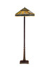 Meyda Tiffany - 26567 - Two Light Floor Lamp - Cambridge - Mahogany Bronze