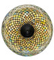 Tiffany Fishscale Three Light Semi-Flushmount (265944)