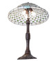Diamond & Jewel Three Light Table Lamp (266579)