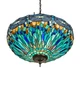 Tiffany Hanging Head Dragonfly Three Light Pendant (286479)