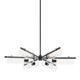 Mitzi - H326806-SBK - Six Light Chandelier - Ariel - Soft Black