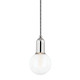Mitzi - H419701-PN - One Light Pendant - Bryce - Polished Nickel